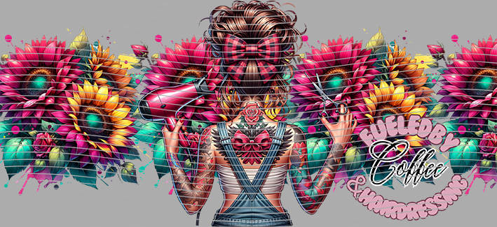 16oz Sunflower Girl-SU-421